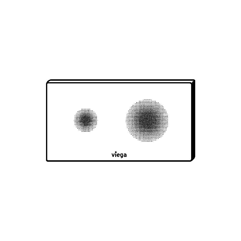Viega Visign for Style WC-Betätigungsplatte 8315.11, Kunststoff, Schwarz... VIEGA-759070 4015211759070 (Abb. 4)