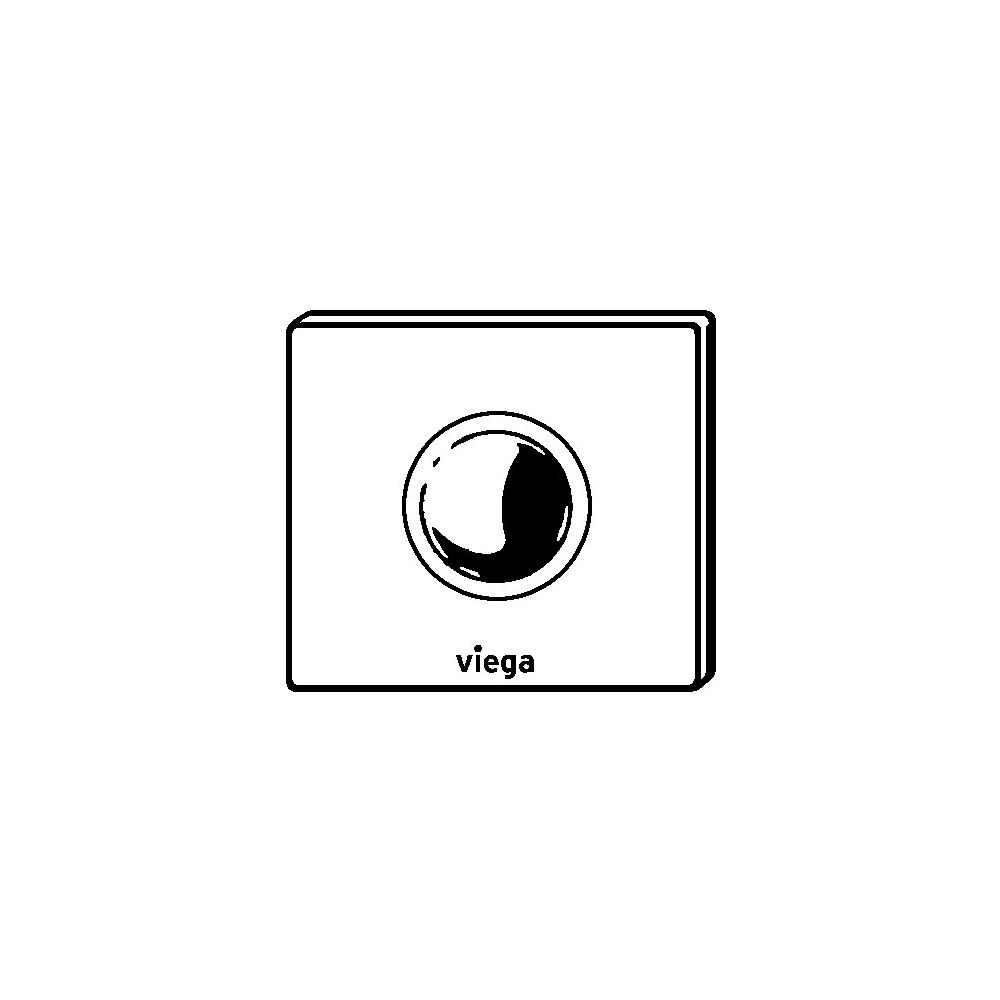 Viega Visign for Style Ausstattungsset 10 8315.2 für Urinal-Spülsystem, Kunststoff verchr... VIEGA-721763 4015211721763 (Abb. 4)