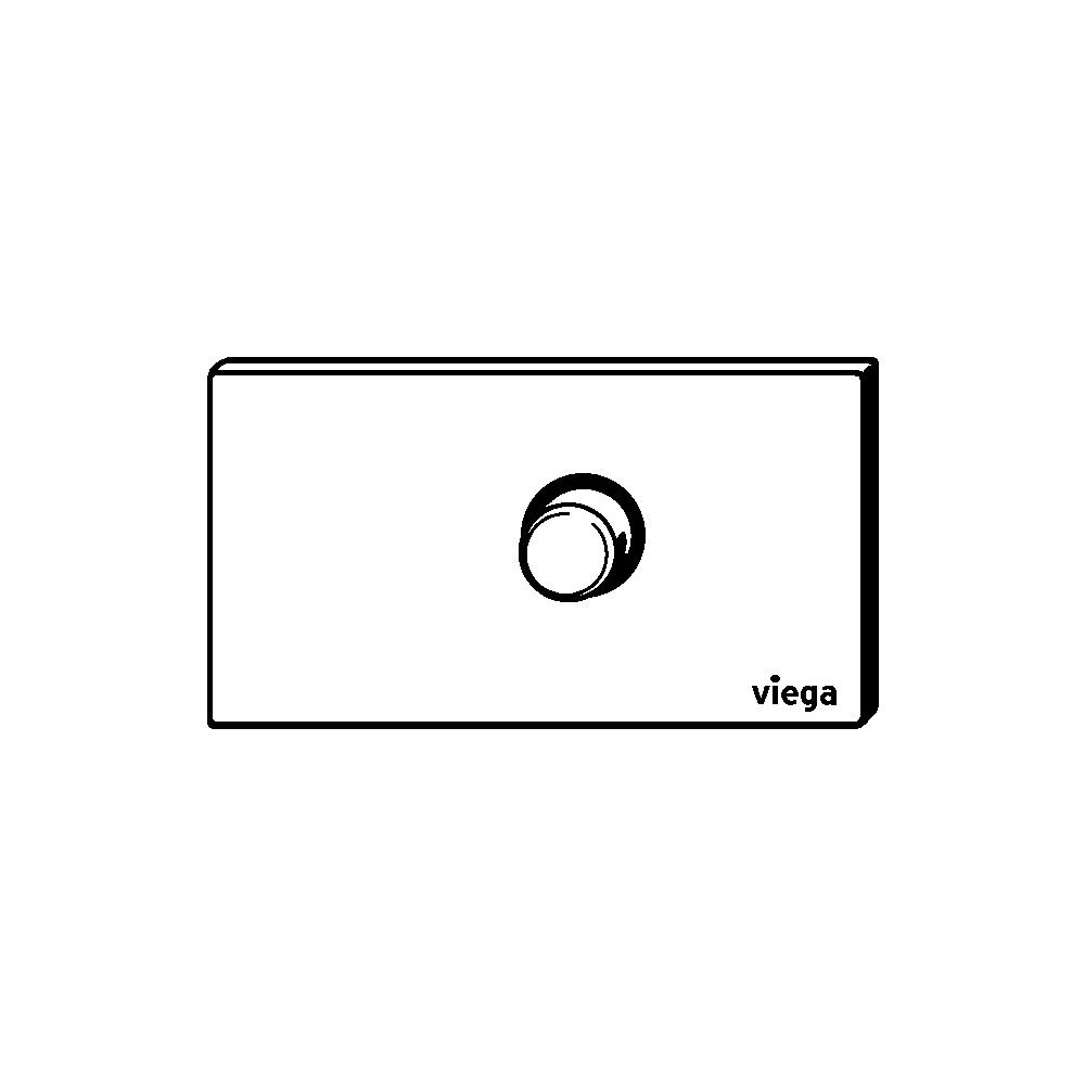Viega Visign for Public 1 WC-Betätigungsplatte 8326.1, Edelstahl poliert... VIEGA-671839 4015211671839 (Abb. 3)