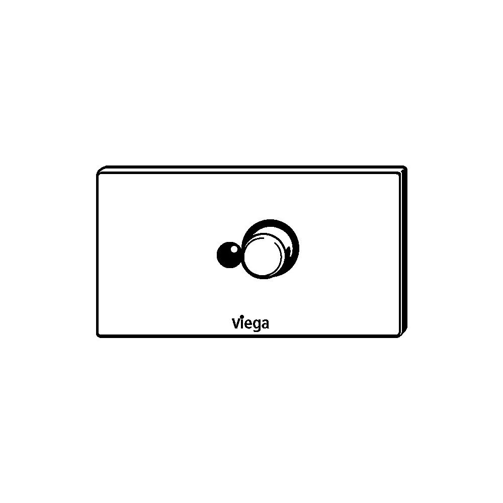 Viega Visign for Public 5 Abdeckplatte8326.3, Edelstahl, Weiß-Alpin... VIEGA-699437 4015211699437 (Abb. 3)