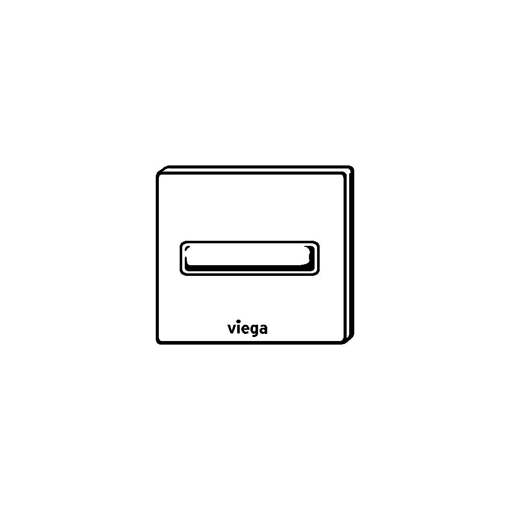 Viega Visign for Style 11 Urinal Fertigbauset 8331.2, Kunststoff, Weiß-Alpin... VIEGA-598501 4015211598501 (Abb. 3)