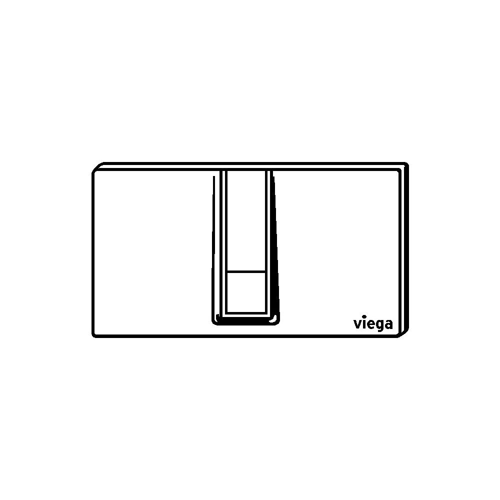 Viega Visign for Style Betätigungsplatte 14 8334.1, Weiß-Alpin... VIEGA-654689 4015211654689 (Abb. 4)
