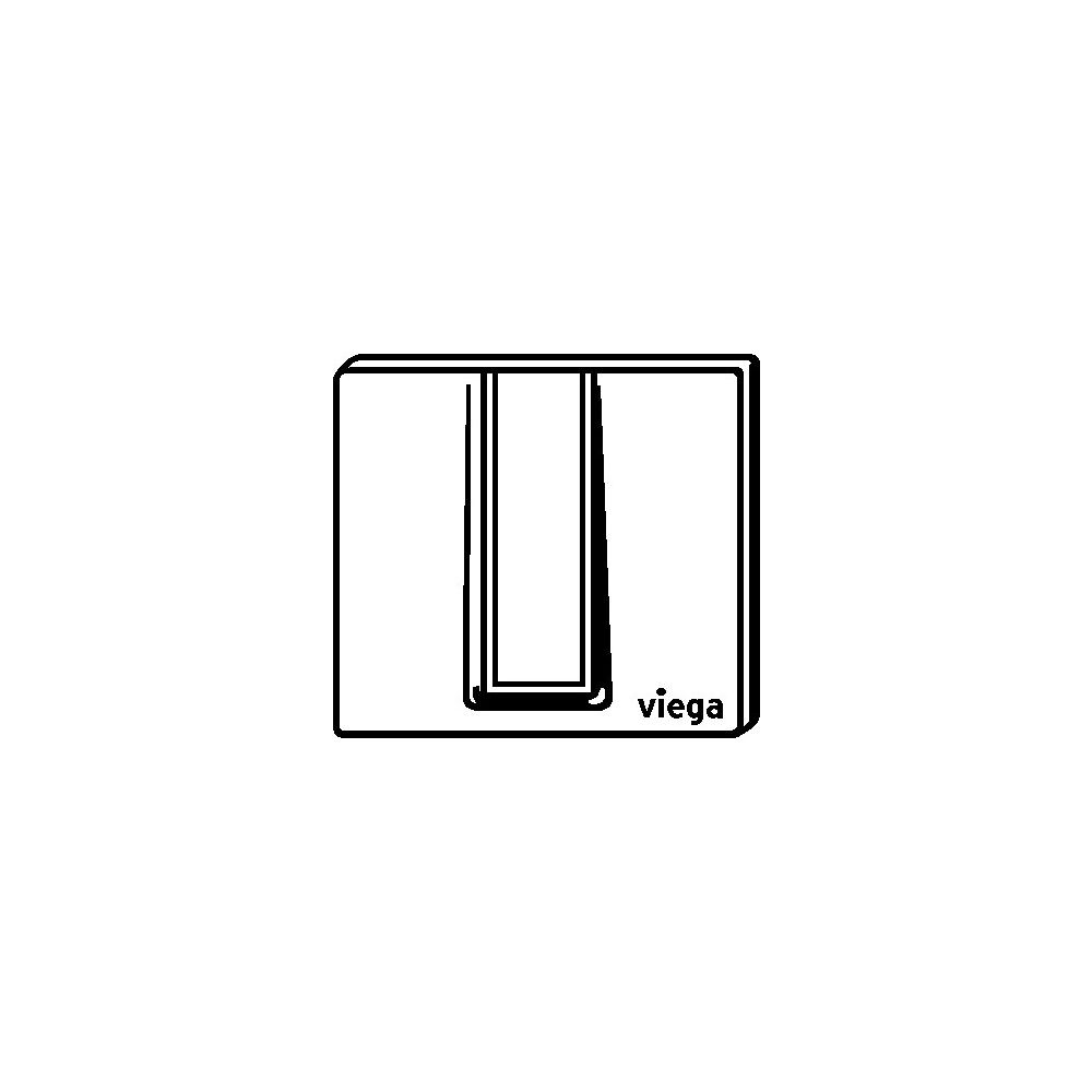 Viega Visign for Style 14 Fertigbauset 8334.2 für Urinal-Spülsystem, Kunststoff verchromt... VIEGA-654573 4015211654573 (Abb. 3)