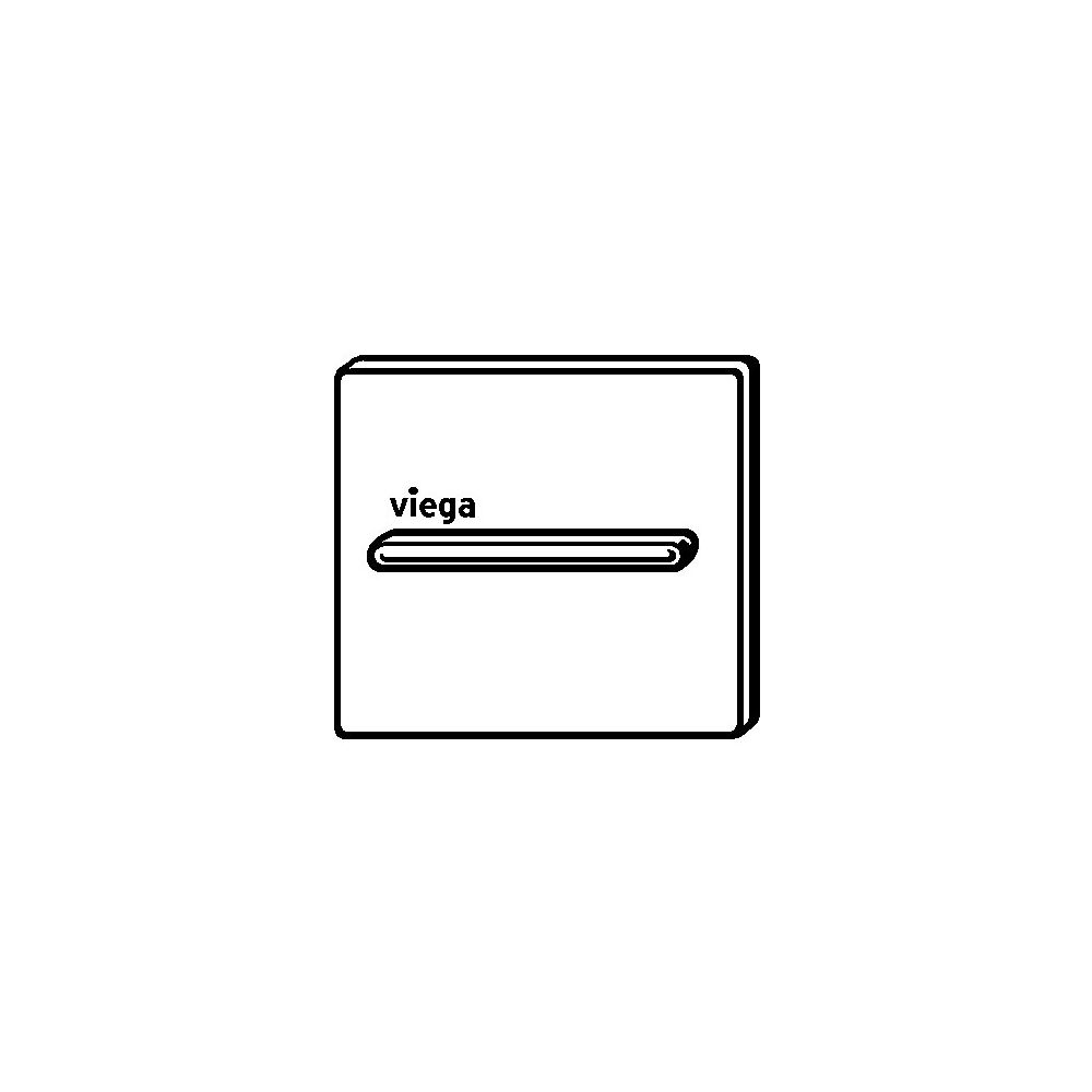 Viega Visign for More 104 Urinal Fertigbauset 8354.2, Aluminium verchromt... VIEGA-599003 4015211599003 (Abb. 3)