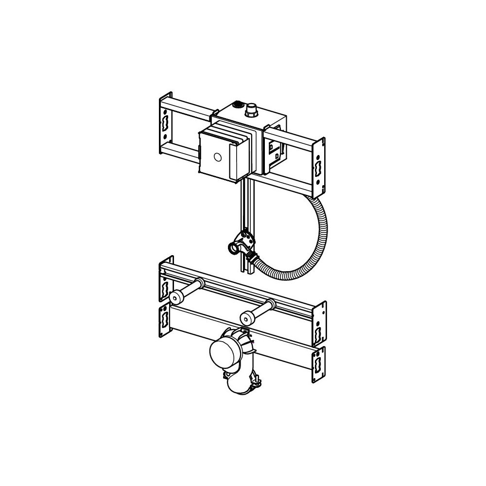 Viega Prevista Dry Plus Urinal Modul 8561, 1120-1300mm... VIEGA-824105 4015211824105 (Abb. 2)