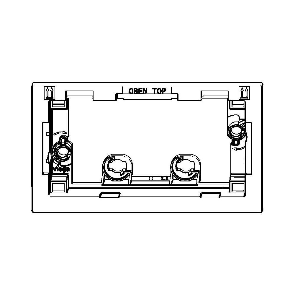 Viega WC Grundrahmen 8580.22 aus Kunststoff... VIEGA-786373 4015211786373 (Abb. 2)