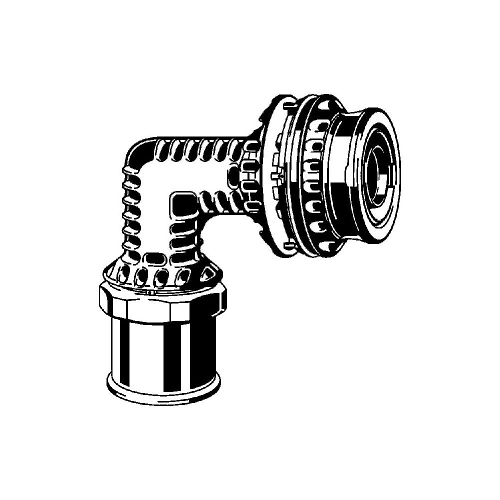 Viega Bogen 90 Grad SC Geopress K 9714.2 in 32mm x Rp1 Kunststoff... VIEGA-711047 4015211711047 (Abb. 2)