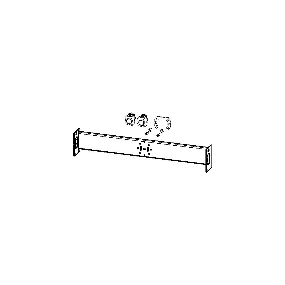 Viega Armaturenträger Prevista Dry Plus 8554 für Wandscheibe in 420mm Stahl... VIEGA-815042 4015211815042 (Abb. 2)