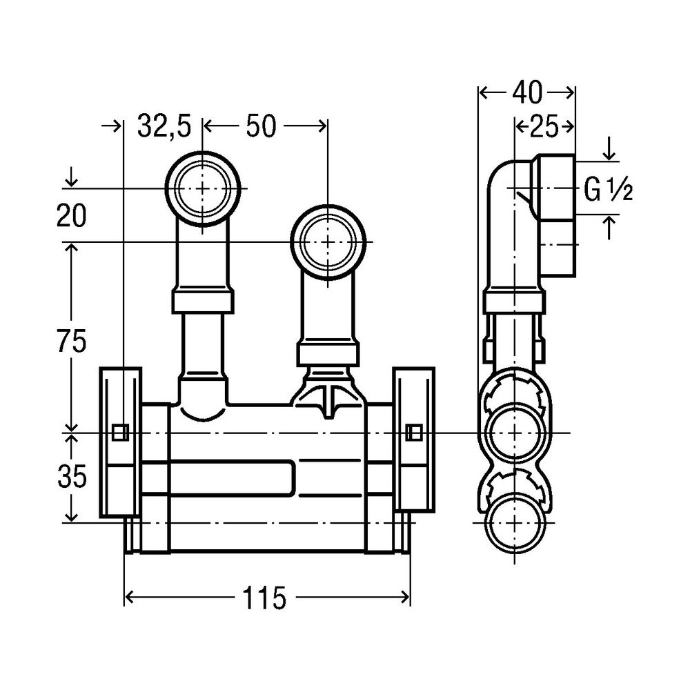 Viega Anschlussstück Sanpress 2277.2 in Rotguss... VIEGA-662509 4015211662509 (Abb. 3)