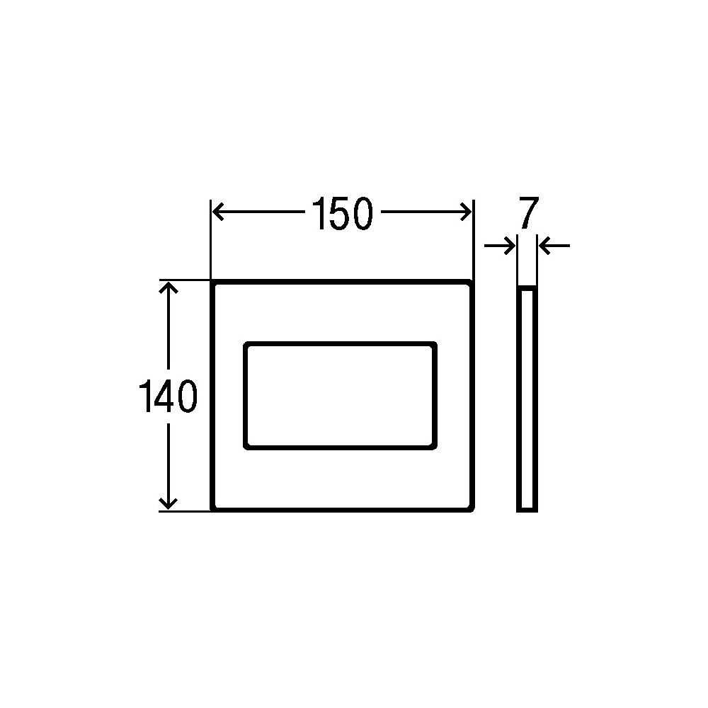 Viega Visign for Style 12 Urinal Fertigbauset 8332.2, Kunststoff, Edelstahlfarben... VIEGA-599287 4015211599287 (Abb. 5)