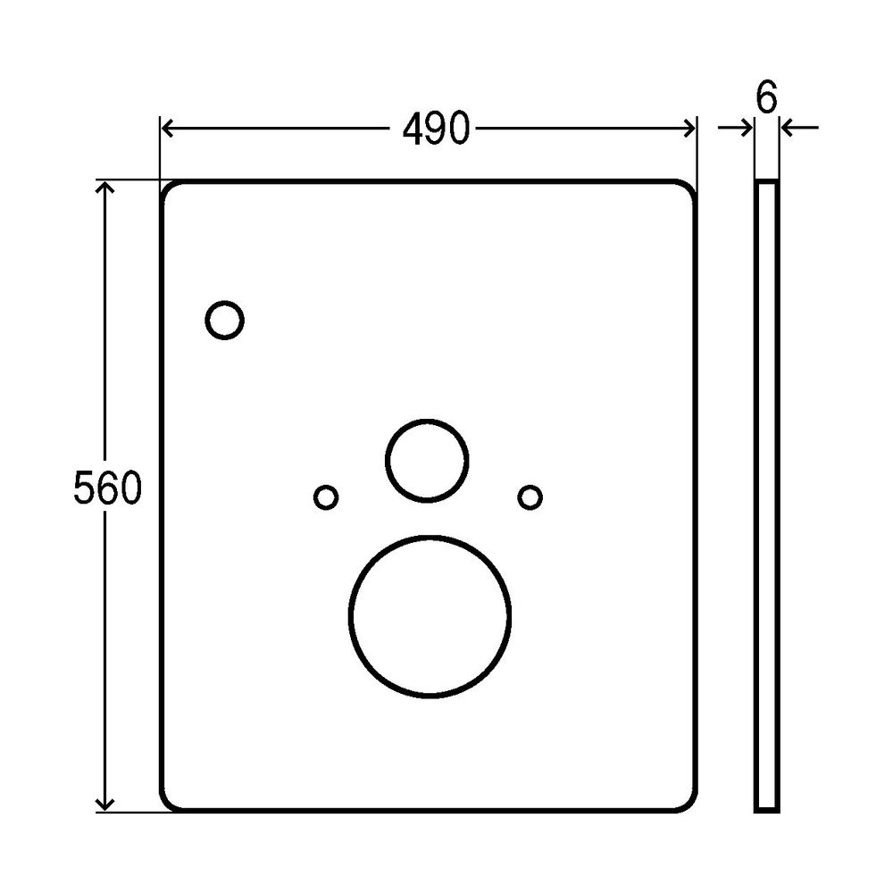 Viega Abdeckplatte 8356.8 aus Einschebensicherheitsglas... VIEGA-708962 4015211708962 (Abb. 3)