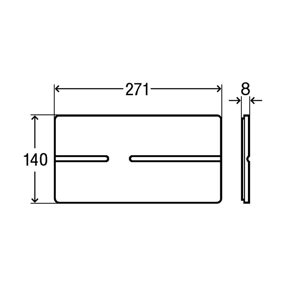 Viega Visign for More 105 sensitive WC-Betätigungsplatte 8357.11, Glas, Weiß... VIEGA-759063 4015211759063 (Abb. 5)