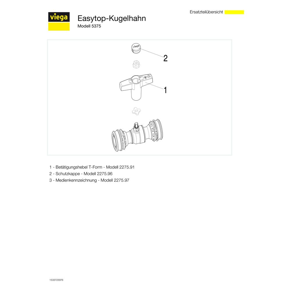 Viega Easytop XL Kugelhahn mit SC-Contur 5375, d. 16mm, Siliziumbronze... VIEGA-746612 4015211746612 (Abb. 4)