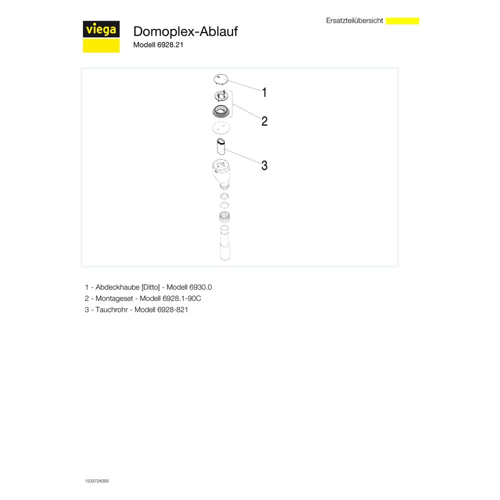 Viega Domoplex Funktionseinheit 6928.21, d. 70mm x DN 40/50, Kunststoff, Grau... VIEGA-279219 4015211279219 (Abb. 5)