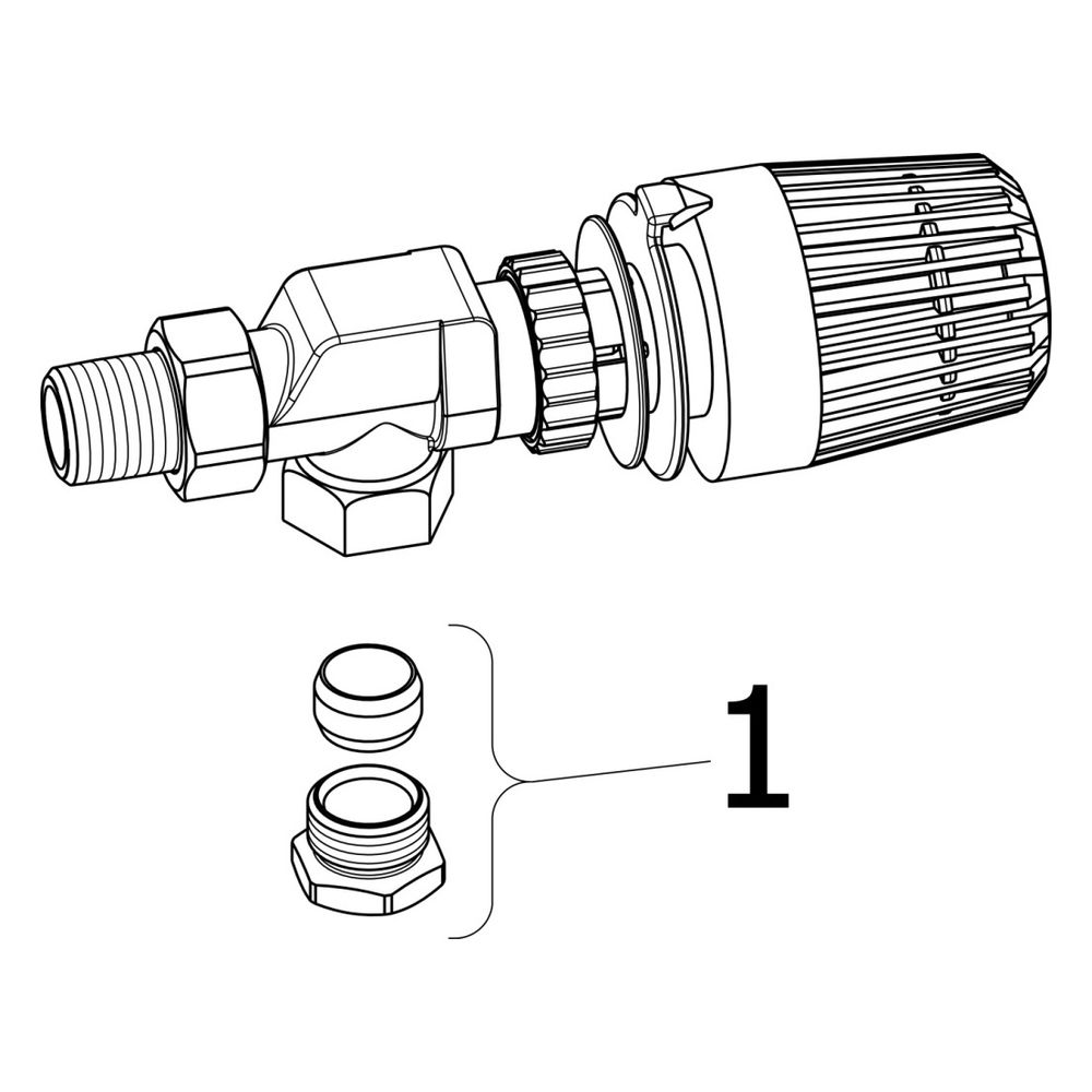 Viega Axialventil 1075.96 in R1/2 x 15mm Rotguss vernickelt... VIEGA-360405 4015211360405 (Abb. 3)