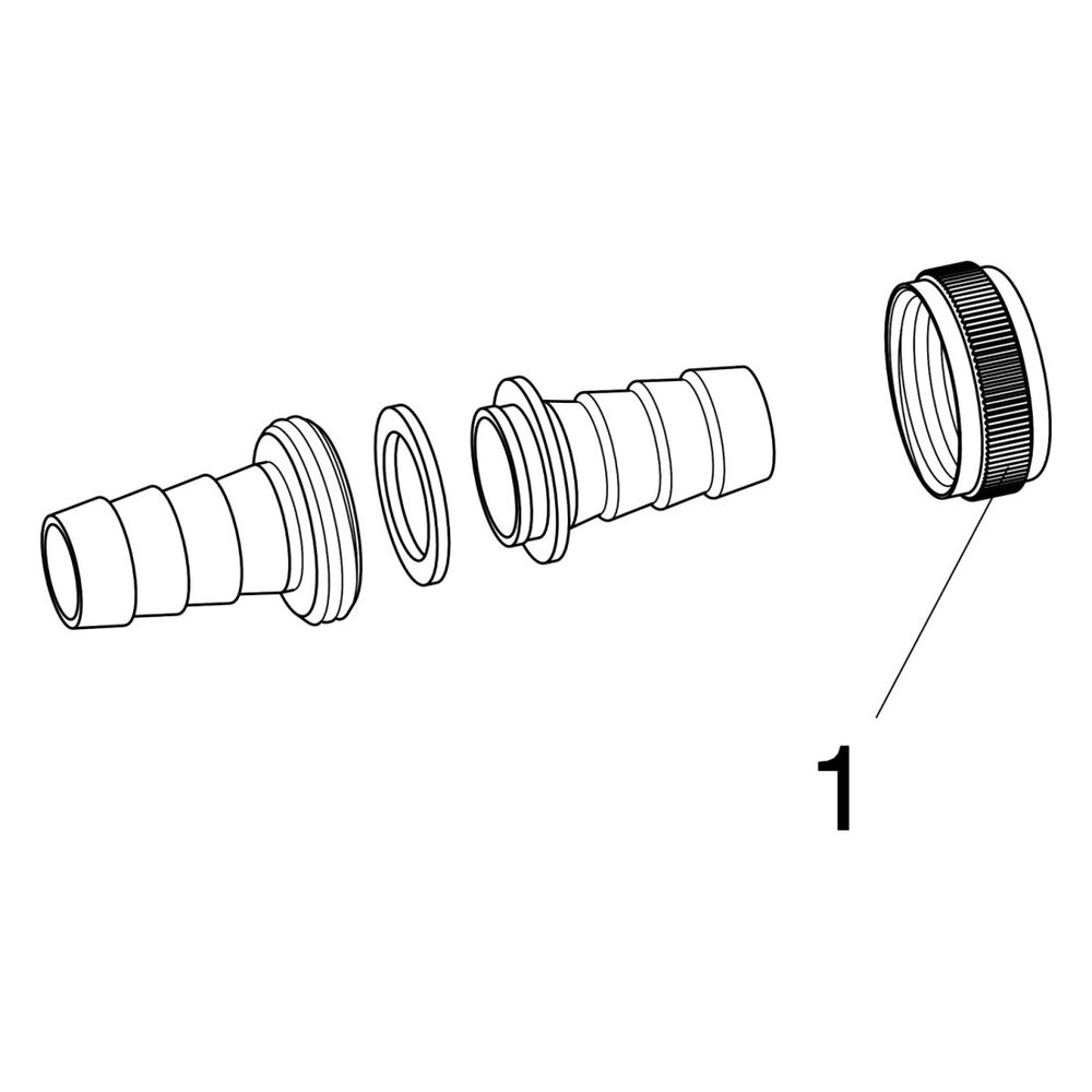 Viega Schlauchverschraubung 1821, flachdichtend, für ID-Schlauch 3/8", G 1/2", Messing... VIEGA-137533 4015211137533 (Abb. 3)
