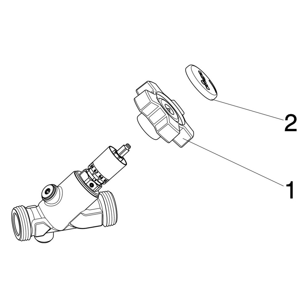 Viega Zirkulationsregulierventil Easytop 2282.1 in G1 Rotguss... VIEGA-677138 4015211677138 (Abb. 3)