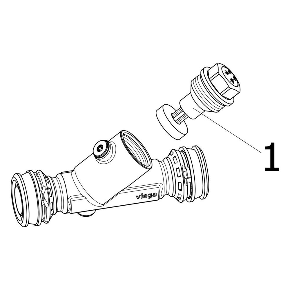 Viega Easytop XL Rückflussverhinderer mit SC-Contur 5339.4, DN 15, d. 20mm, Siliziumbronz... VIEGA-758257 4015211758257 (Abb. 3)