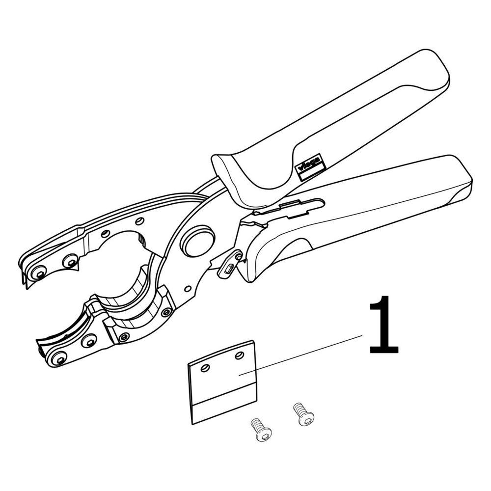 Viega Rohrschere 5341 für PE-Xc-Rohre d. 12-25mm, Stahl... VIEGA-652005 4015211652005 (Abb. 3)