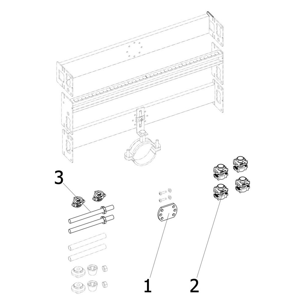 Viega Prevista Dry Plus Urinal Modul 8565 für Aufputz Druckspüler, 420mm... VIEGA-776435 4015211776435 (Abb. 4)