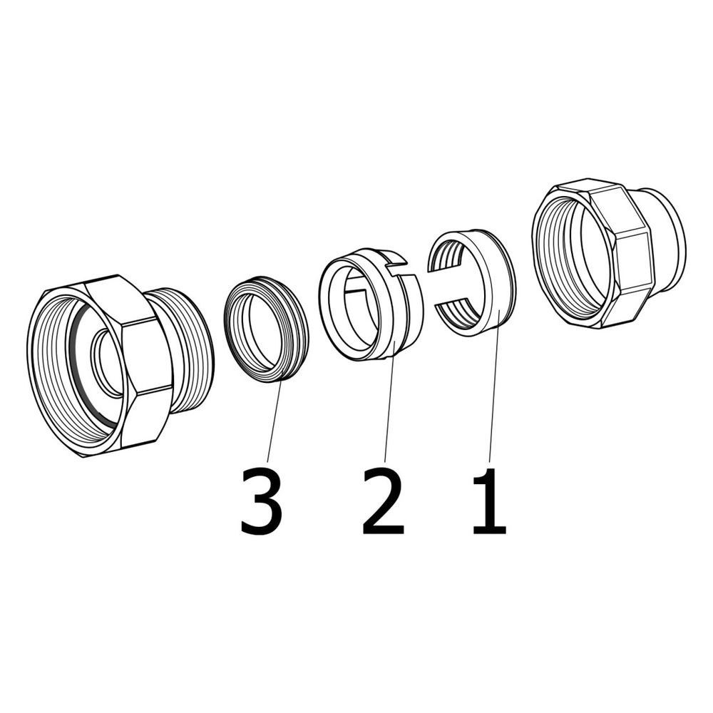 Viega Maxiplex Reduzierstück 9019, 40x32mm, Rotguss... VIEGA-280130 4015211280130 (Abb. 3)