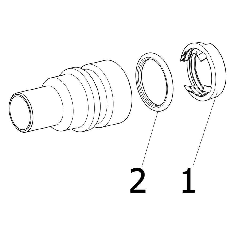 Viega Geopress Einsteckstück mit SC-Contur 9615.1TW, d. 25x22mm, Rotguss... VIEGA-767266 4015211767266 (Abb. 3)