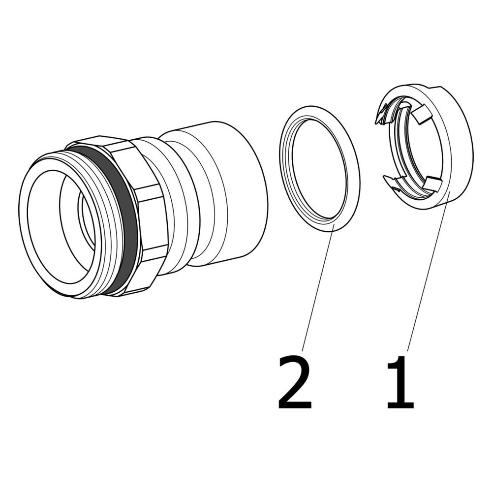 Viega Geopress Übergangsstück mit SC-Contur 9621TW, d. 63mm x G 1 1/2", Rotguss... VIEGA-767310 4015211767310 (Abb. 3)