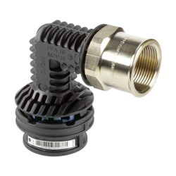 Viega Geopress K Übergangsbogen 90 Grad mit SC-Contur 9714.2TW, d. 63mm x Rp 2", Kunststo... VIEGA-822408 4015211822408 (Abb. 1)