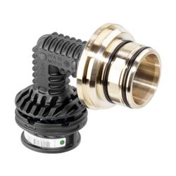 Viega Geopress Anschlussbogen 90 Grad mit SC-Contur 9794TW, d. 63mm, Kunststoff... VIEGA-823191 4015211823191 (Abb. 1)