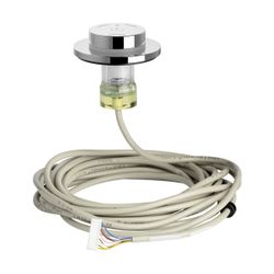 Viega Bedienelement Dusche 9121.4 für Nass- und Trockenbau, PC, Drehknopf Messing verchro... VIEGA-827830 4015211827830 (Abb. 1)