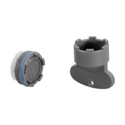 Viega AquaVip Strahlregler Küchenarmatur 9122.7, elektronisch, 24.8x25x15,4mm, Kunststoff... VIEGA-828417 4015211828417 (Abb. 1)