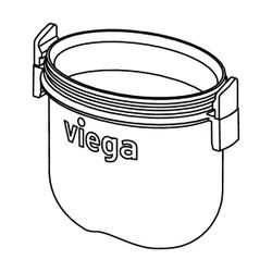 Viega Tasse 5634.151 für Geruchverschluss 5634.15... VIEGA-830908 4015211830908 (Abb. 1)