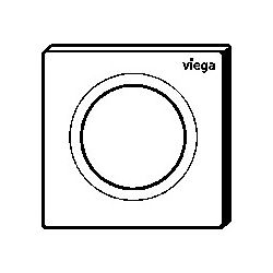 Viega Visign for Style Urinal Ausstellungsplatte 20, 8610.29, Kunststoff, Schwarz matt... VIEGA-827052 4015211827052 (Abb. 1)