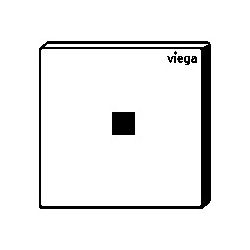Viega Visign for More Urinal Ausstellungsplatte 200, 8620.29, Kunststoff, Schwarz matt... VIEGA-827076 4015211827076 (Abb. 1)