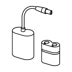 Viega AquaVip Batteriefach elektronisch 9122.3 für AquaVip Sanitärarmaturen... VIEGA-828370 4015211828370 (Abb. 1)