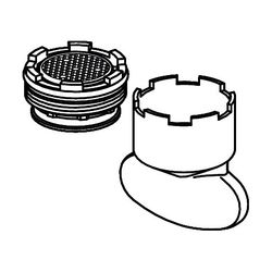 Viega AquaVip Strahlregler Küchenarmatur 9122.7, elektronisch, 24.8x25x15,4mm, Kunststoff... VIEGA-828417 4015211828417 (Abb. 1)