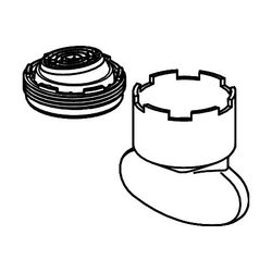 Viega AquaVip Strahlregler Waschtischarmatur 9122.8, elektronisch 248x25x15,4mm, Kunststo... VIEGA-828424 4015211828424 (Abb. 1)