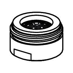 Viega AquaVip Strahlregler Wandarmatur 9122.9, elektronisch, 23,9x24x14,5mm, Kunststoff... VIEGA-828431 4015211828431 (Abb. 1)