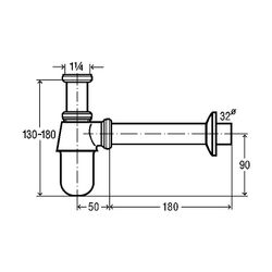 Viega Flaschengeruchsverschluss 5753, G 1 1/4", Kunststoff, Schwarz matt... VIEGA-818173 4015211818173 (Abb. 1)