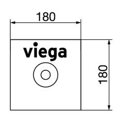 Viega Abdichtungsmanschette 9121.2 für Bedienelement Dusche... VIEGA-827816 4015211827816 (Abb. 1)