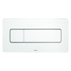 Viega Visign for More 105 WC-Betätigungsplatte 8357.1, Glas, Weiß... VIEGA-758820 4015211758820 (Abb. 1)