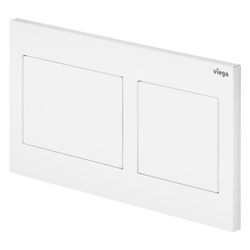 Viega Visign for Style 21 WC-Betätigungsplatte 8611.1, Kunststoff, Weiß matt... VIEGA-832483 4015211832483 (Abb. 1)