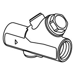 Viega Easytop XL Rückflussverhinderer 2239.2, DN 25, Rp 1", Siliziumbronze... VIEGA-829421 4015211829421 (Abb. 1)