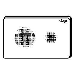 Viega Visign for Style 25 WC-Ausstellungsplatte für Prevista 8615.19, funktionslos, Kunst... VIEGA-827625 4015211827625 (Abb. 1)