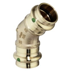 Viega Sanpress Bogen 45 Grad 2226, d. 18mm, Rotguss... VIEGA-281533 4015211281533 (Abb. 1)