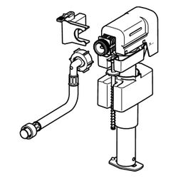 Viega Füllventilset 8580.3 für Unterputz-Spülkasten 3H, Kunststoff... VIEGA-786090 4015211786090 (Abb. 1)