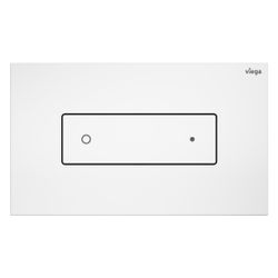 Viega Visign for Style 22 WC-Betätigungsplatte 8612.1 Edelstahl, Weiß matt... VIEGA-833077 4015211833077 (Abb. 1)