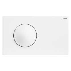 Viega Visign for Style 26 WC-Betätigungsplatte 8616.1, Kunststoff, Weiß-Alpin... VIEGA-831868 4015211831868 (Abb. 1)