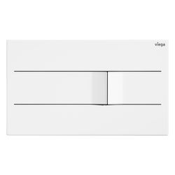 Viega Visign for More 201 WC-Betätigungsplatte für Prevista 8621.1 Edelstahl, Weiß matt... VIEGA-832513 4015211832513 (Abb. 1)