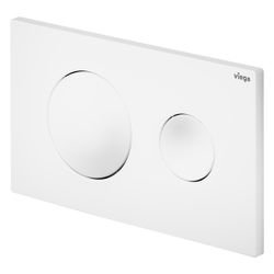 Viega Visign for Style 20 WC-Betätigungsplatte 8610.1, Kunststoff, Weiß matt... VIEGA-832476 4015211832476 (Abb. 1)